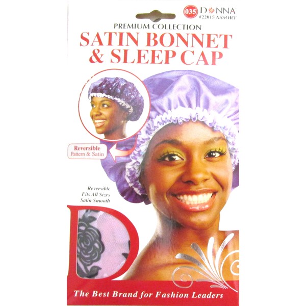 Donna Collection Premium Satin Bonnet And Sleep Cap
