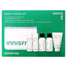 Innisfree Enjoy Travel 5-piece kit + pouch bag / 이니스프리 인조이 트래벌 5종 키트+파우치백
