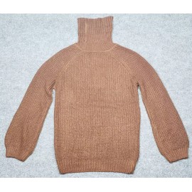 Rue21 Sweater Womens XS Brown Long Sleeve Turtleneck Tight Knit Pullover New