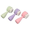 3pcs Facial Cleansing Brush Deep Cleansing Exfoliation Removing Blackhead Massaging