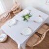 Fabstyles Hotel Solid White Cotton Tablecloth - Rectangle, 60, 60