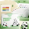 Cute Accordion File with 8 Pocket,Panda Animal Expanding File Folder