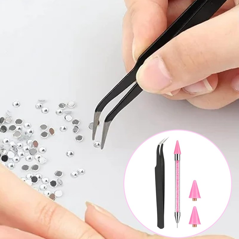 8 Pcs Rhinestone Picker Tool Kit, Dual-Ended Rhinestones Applicator |