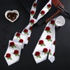 Geyoga Sublimation Blank Tie for Men Solid DIY Dye White