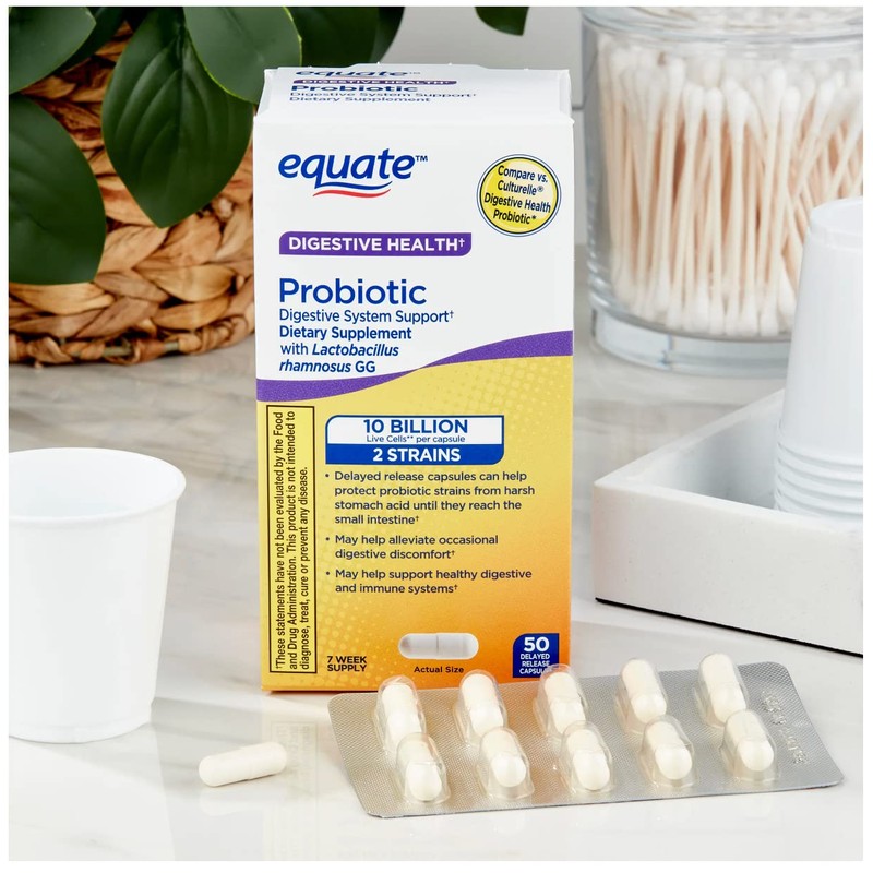 Equate Probiotic Supplement Digestive System Support - Overall Digestive Health