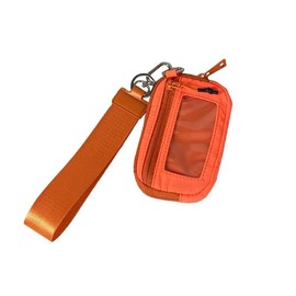 2025 New The Wallet 2nd Gen, Wallets for Women, Pouch Wristlet Zippered Card Case with Id Window, Compact Design, Travel Friendly - Color: new orange