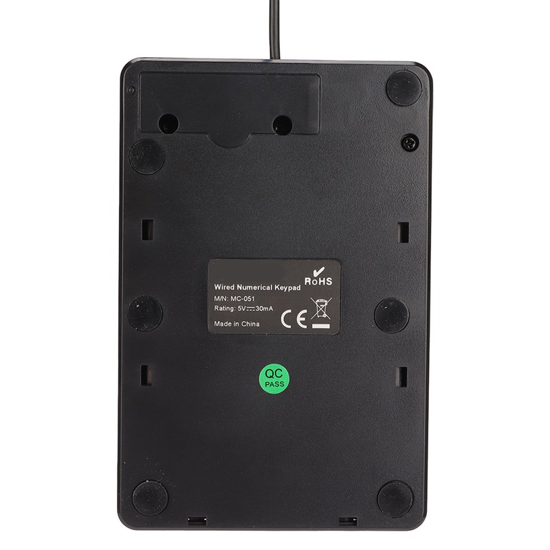 Number Pad Wired 19 Key USB Interface Drive Free Portable