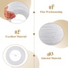 Fenteer Rice Paper Floor Lamp Shade Simple Floor Lampshade Foldable