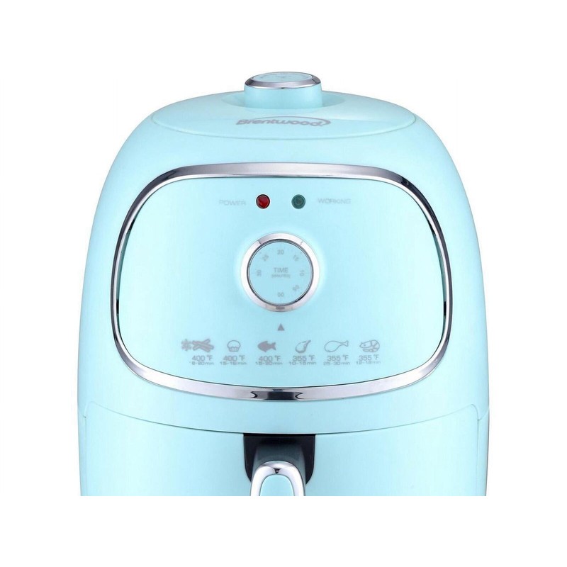 Brentwood AF-202BL Electric 2Qt Air Fryer w/Timer & Temperature Control