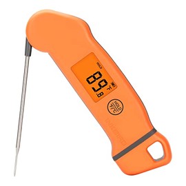 Inkbird - Termómetro digital de lectura instantánea recargable impermeable IHT-1S | Imán retroiluminado de calibración, termómetro de cocina para parr