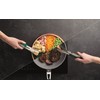 MasterClass Colour-Coded Catering-Quality Stainless Steel Serving/Cooking Tongs, 24 cm -