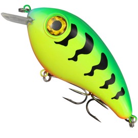 Fishing Tackle Max Unisex - Adult 10C8900171C10 FTM PIKEBOMB Wobbler Colour: FIRETIGER 10 cm/44g from the Seika Pr Program, Colourful, Normal