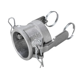 2 Pack Typc DC Camlock Fittings, Aluminum Cam Lock Fittings Dust Cap Cam and Groove Hose Fitting (2''/DC200)