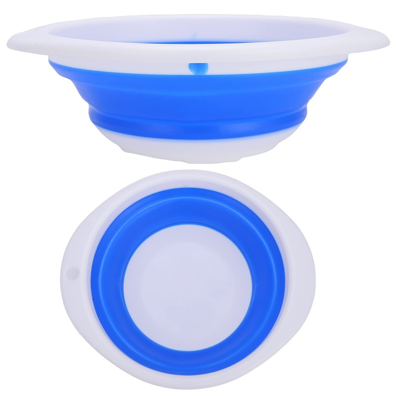 Collapsible Dish Basin, Practical Plastic Basin Folding for Washing Vegetables