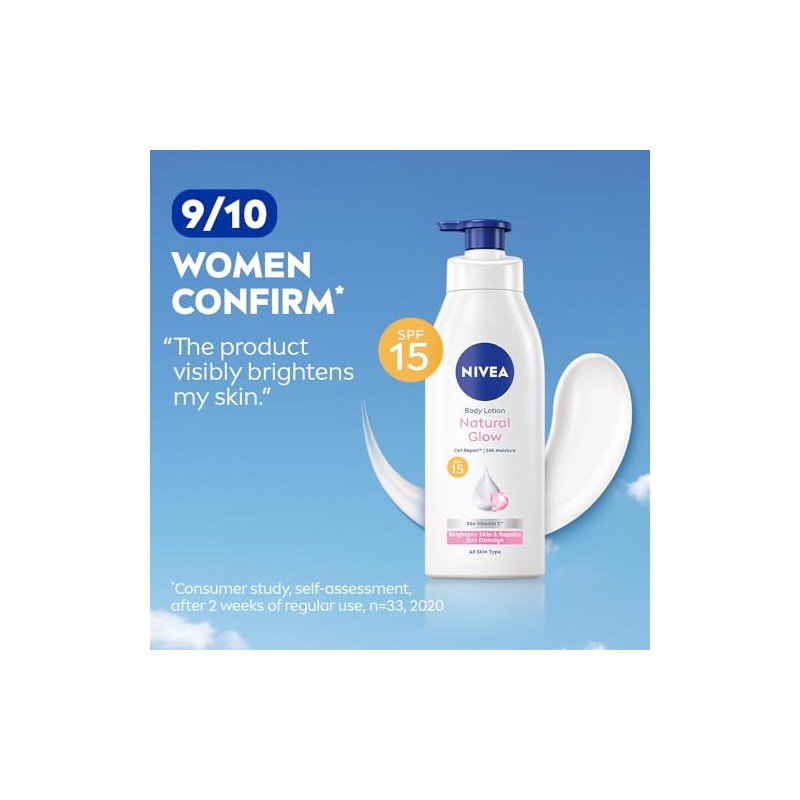 Nivea Extra Whitening Cell Repair Body Lotion Spf 15, 400Ml