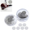 Cheeroyal 150Pcs Stainless Steel Smoking Screens Pipe Screen Filters 9.5/12.7/15/15.8/19/20mm