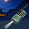 Rechargeable Walkie Talkies Two Way Radio IP67 Waterproof Long Range