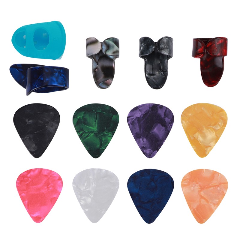 Guitar Accessories Kit Tuner Strings Changing Capo Picks Nail Cover