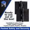 Bobco Metals 4" Heavy Duty Weldable Hinges | Steel Butt