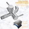 Double Tap, OJTOJT Stainless Steel Double Tap, 1/2 Inch Tap
