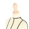 Miniature Dress Form with Stand Wood Base Sewing Mannequin Body