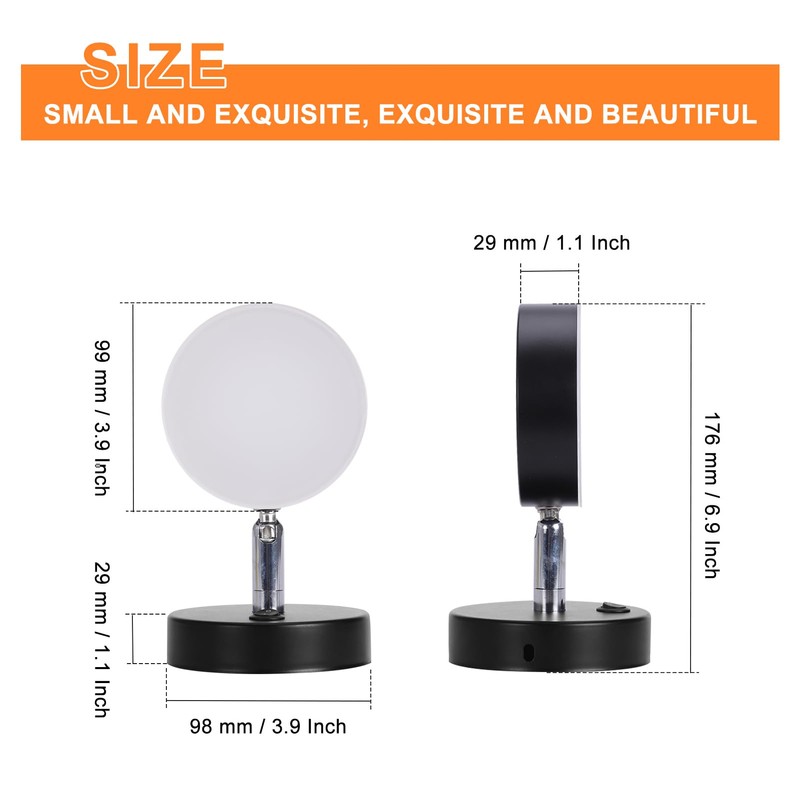 Kawell Modern LED Wall Light Sconce Indoor Rotatable LED Wall