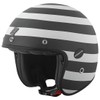 Bogotto V587 Scacchi Carbon Jet Helmet (Black/White, XS)