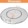 AJinTeby 8835 Gourmet BBQ System Hinged Cooking Grate for 22.5