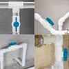 GASHER 5PCS 3/4 Inch PVC Ball Valve Shut Off Switch