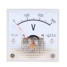 Sourcingmap AC 0-300V Analog Panel Voltage Gauge Volt Meter 91C4 2.5% Error Margin
