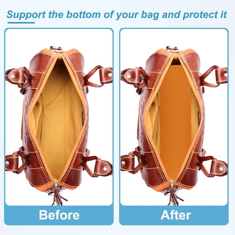 PATIKIL 13.8 x 7 Inch Felt Bag Base Shaper, 4pcs