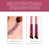 2 Brochas Multifunción para Cejas, Brocha Cuadrada En Ángulo para