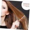 Outanaya 3pcs Rainbow Haircut Combs Set Plastic Hair Styling Combs