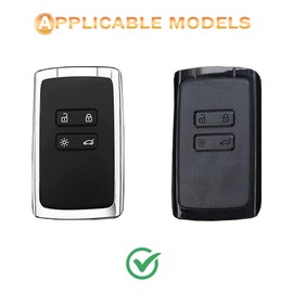OFF WE GO Car Key Case for Renault TPU Key Case Cover for Clio Espace Talisman Megane Kadjar Captur Arkana Sandero Car Key Box Women Men Key Case Black Gold