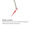 Red Ink Refills (6pcs), Replaceable Pens Refills, 1mm Medium Tip