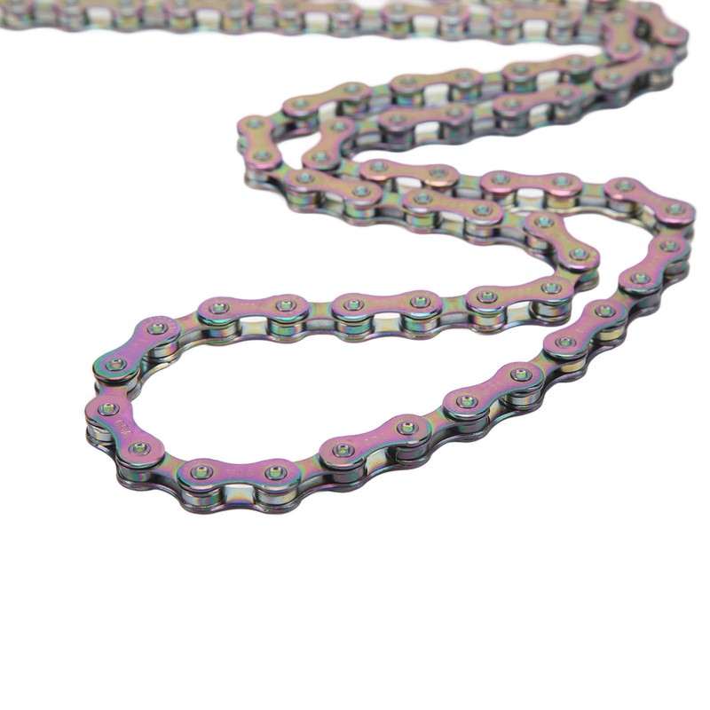 Bicycle Chain High Carbon Steel Colorful 116 Links 9 Speed