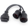 LoongGate SAE J1939 9 Pin and 6 Pin to OBDII