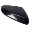 TRQ Passenger Side Mirror Assembly Power Heated Smooth Black Paint