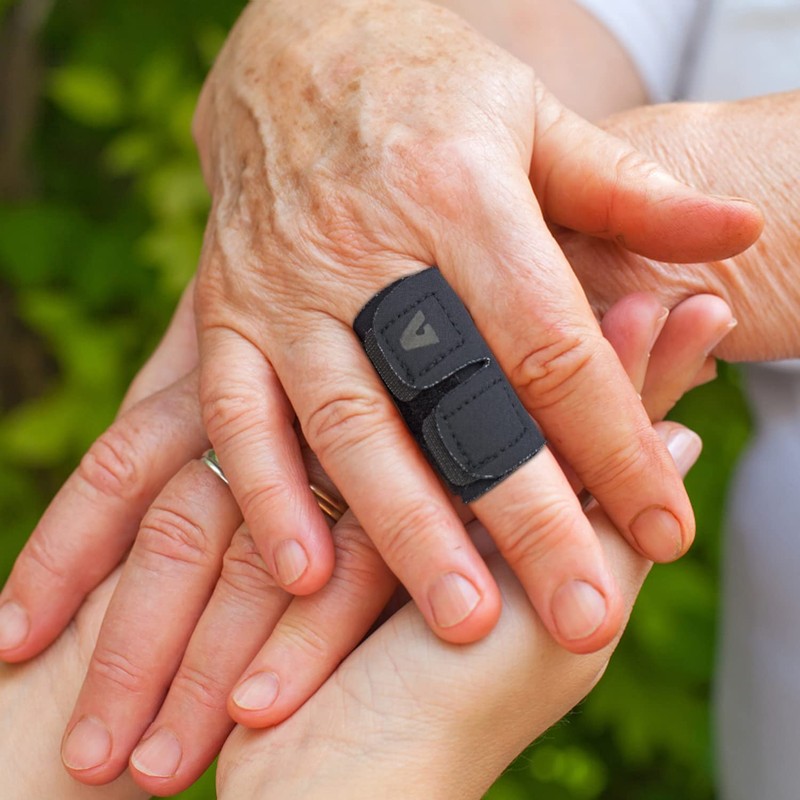 VHOPMORE Finger Splint Finger Sleeves Protectors, Adjustable Trigger Finger Splints