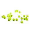 Tasty Tackle Brass Beads for Fly Tying (100 Pack) (Chartreuse,