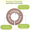 Lusofie Baby Closet Dividers 8 Pack with Size & Month