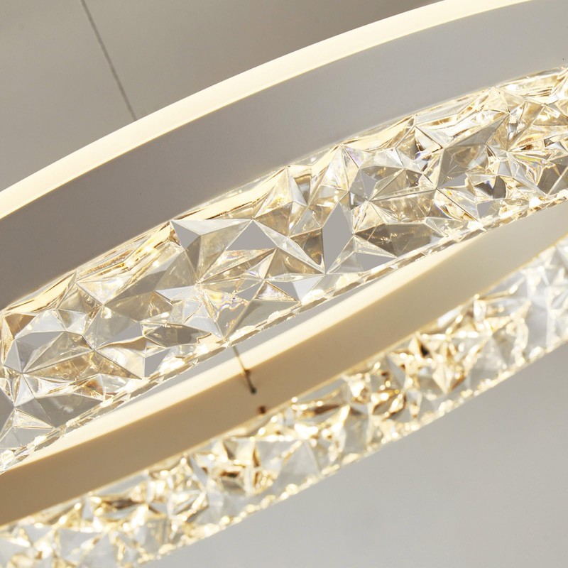 Modern LED Chandelier Pendant Lighting for Kitchen Island, 3000K/4500K/6000K Selectable