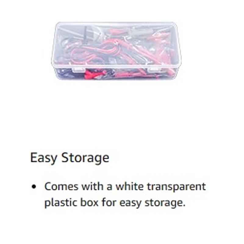 25Pcs Multimeter Test Cable Kit Probe Line Wire Hook Crocodile