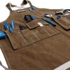 Jeanerlor Waxed Canvas Work Apron for Women with 11 Pockets