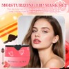 4PCS Bee Lip Balm Honey Pot Propolis Grape Apple Watermelon