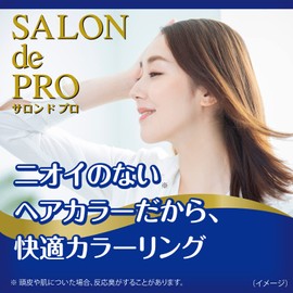 Salon de Pro White Hair Dye The Cream Hair Color 6 Dark Brown [OTC Drug]