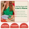 Fungies Fungies Lion's Mane Mushroom Gummies, Mixed Blueberry & Strawberry Flavor - Mushroom Supplement Gummy for Adults & Children Supports Brain Health, Cognitive Function, Focus, Memory & Mood, 60 Servings