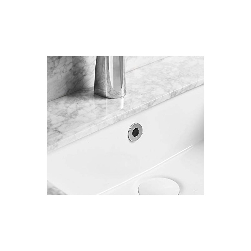 Greenspring Chrome Basin Sink Trim Overflow Cover Brass Insert In