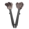 2Pcs Retractable Feather Duster Ostrich Feathers Duster with Long Handle