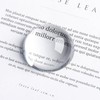 SWTHONY 4pcs 2.4inch Crystal Dome Magnifying Paperweight, Reading Magnifier Glass